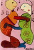 Isabela Maria Macedo, aged 10<br>Dance of the Ants, oil pastel