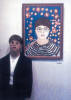 Sarale Friedman<br>Selfportrait, oil on canvas. 2003