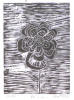 Sarale Friedmann<br>The Flower, Woodcut. 2002