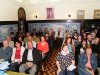 The public participating at Gina's book presentation, Uma Folha, in Petropolis, Brazil, 2009