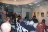 Mrs Zehava Blum, member of the Pri Hashlom Association, explaining about Ginas Art- and volunatry work in Beersheva