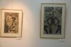 Woodcuts, 1971, left to right: 'Two Faces'; 'The Black Orpheus'
