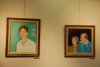 Oil Paintings, 2003, left to right: 'Rebekka'; 'My Parents, in loving Memory'