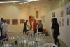 Members of 'The Association Pri Hashalom in Israel' organizing their exhibition in the 'Tzurim' Gallery in the Kibbutz Urim, Negev