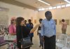 Members of the 'The Fruits of Peace Association in Israel' organizing their exhibition 'The Life as Desert - the Desert as Life' in the 'Tziurim' Art Gallery of the Kibbutz Urim, Negev, July 2011<br>All the photos in this gallery were taken by Guillermo Rapoport