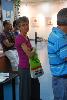 Members and guests of the 'The Fruits of Peace Association in Israel' during their exhibition 'The connecting thread' in the Art Gallery of the Municipal Library of Beer Sheva, on the 8th July 2012<br>All the photographies were made by Guillermo Rapoport