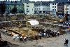 Building a hotel on the place of the Old Main Synagogue foundations in the center of Bonn<br>September 1987