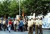 150 demonstrators to support avoiding the foundations of the Bonner Old Synagogue foundations destruction