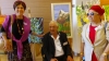 In the Knessets Exhibition, from right to left: Ester ,Yhiel and Gina 