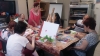 During Art therapy class in Yad Sarahs Rehabilitation Center, June 2017, with Art teacher Gina Meir. Photo from Yoav Mincberg.