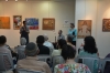 During the Opening the speech of Mrs. Iorit Morag, Beersheba Municipal Libraries director and the visitors. Photographer: Guillermo Rapoport 