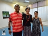 Gina  with dance teacher Ruhana Armoza Cohen (right), Ilan Cohen (left). Back picture from Shula Rapoport. 