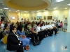 "Fruits of Peace in Israel" Exhibition . First row from left to right  : Mrs. Mina Kalman, lawyer and member of Beershebas City Council, Artist Ana Miron, Dr. Hefzi Zohar, deputy Mayor of Beersheba, Mrs. Shoshana Agagani and the members of "Society of the Blinds", back standing Mrs. Iorit Morag, the Beer Sheva Municipal Library Director.   