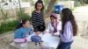 "Fruits of Peace in Israel" workshop "Drawing in the Nature" with jewish-arab children in the School "Degania", Beersheba, 20.03 2017, with the artists Liber Gantman and Gina Meir. All photos by Ruty Romero.