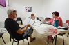 "Fruits of Peace in Israel" weekly meetings in its room in the "Naamat" Building received in May 2017 from the Beersheba City Halls Social Welfare Department. Photos by Ruty Romero with Liber Gantman, Ruty Yotam, Ruty Romero and Gina Meir. 