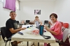 "Fruits of Peace in Israel" weekly meetings in its room in the "Naamat" Building received in May 2017 from the Beersheba City Halls Social Welfare Department. Photos by Ruty Romero with Liber Gantman, Ruty Yotam, Ruty Romero and Gina Meir. 