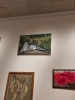 Artworks from Ruti Iotam, above, Melech Berger in the middle and Aliza Borshak, right.
