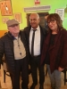 From left to right: Artist Melech Berger, Lawyer Mr. Sharda and our dear colleague late artist Avia Alter z"l.