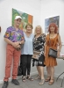 From left to right: Artists Carlos Margoulis, a friend Rosa, Rahel Moische and Aliza Borshak.