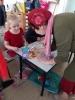 Fruits of Peace in Israel artist Gina Meir Duellmanns workshop in "Still Life" for a class of elementary Jewish-Arabic school "Degania", Beersheba, December 2019 .