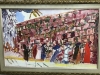 Ester Yossef, "Prayer at The Western Wall in Jerusalem". Acrylic on canvas