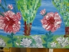 "Spring beginning at Kibutz Sarid, Emek Yizrael", oil painting on canvas, 2024