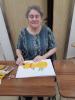 Sylvia Falk, preparing a picture for the Jewish New Year, 3rd of October 2024.