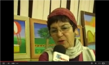 During a painting class for the members of the Blinds Cultural Center in Beer Sheba, 2007